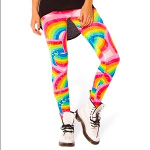 Authentic BlackMilk Rainbow Brite leggings